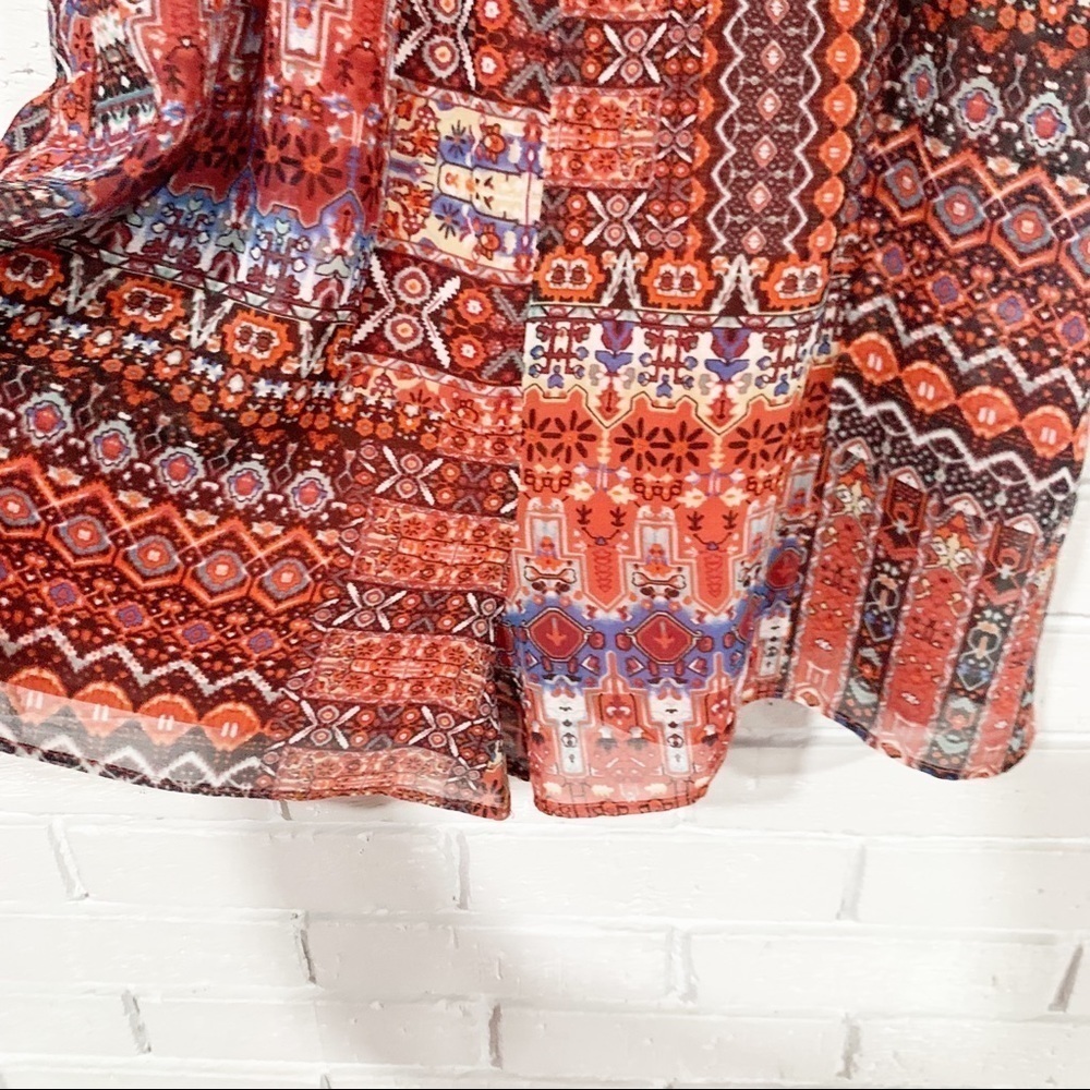 BCBGeneration Printed Patchwork Boho Romper‎ - image 7